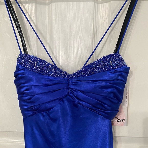 Zum Zum Juniors blue mermaid floor-length formal size 3/4 - Picture 2 of 6